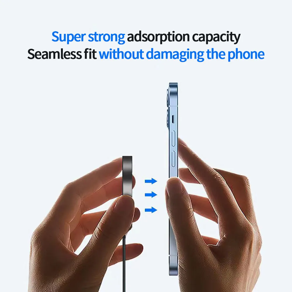 15W Magnetic Wireless Charging Pad with Type-C Cable - Image 5