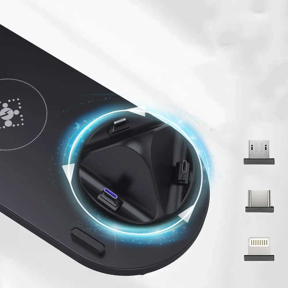 Alternative view of 3-in-1 Fast Wireless Charging Stand Station