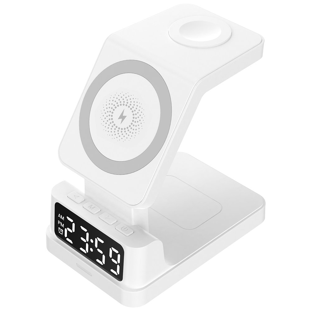 Magnetic 3-in-1 Fast Wireless Charging Station Dock