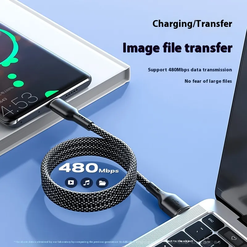 Alternative view of Magnetic Fast Charging Type-C to Type-C Phone Cable