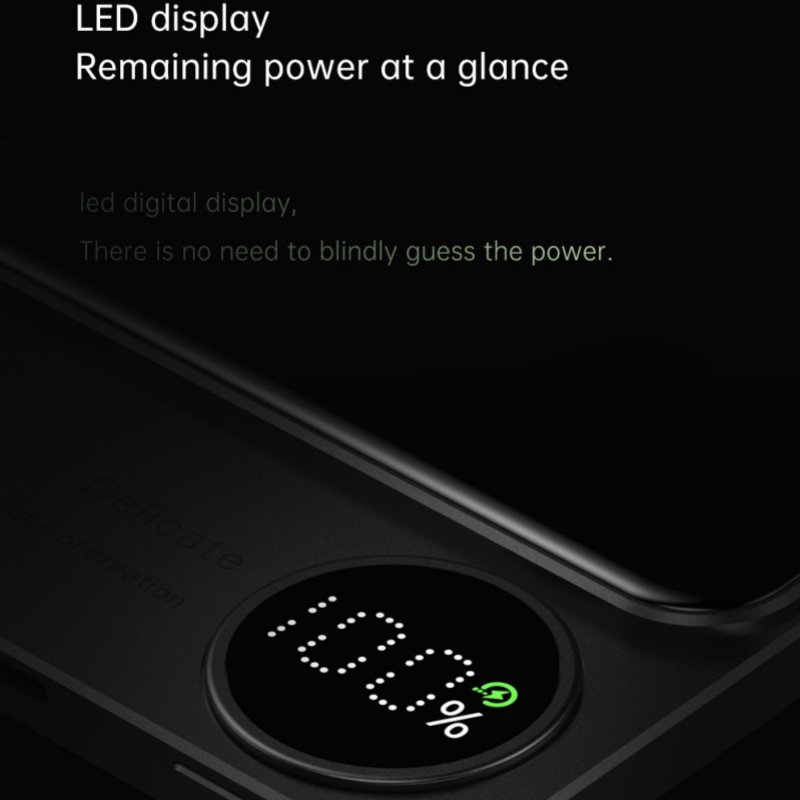 Alternative view of Slim Magnetic Power Bank 10000 mAh